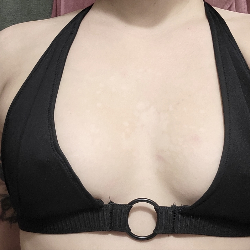 Cyber Goth Neoprene Bikini Top